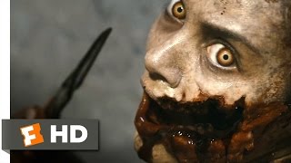 Evil Dead (5/10) Movie CLIP - Face Carving and Head Bashing (2013) HD