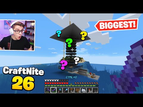 CraftNite: #26 - My BIGGEST Automatic Farm Yet... (so amazing)