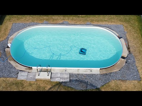 Stahlwandpool oval 7,00x3,50x1,50, Aufbauen von A-Z im Zeitraffer / in Bildern