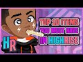 TOP 10 MOST LEGENDARY ITEMS IN HIGHRISE HISTORY! (more like +50 most wanted items)