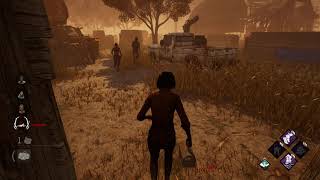 【デッドバイデイライト】隠密系パーク3個＋スプバ vs ハントレス＠ファーム【赤帯】