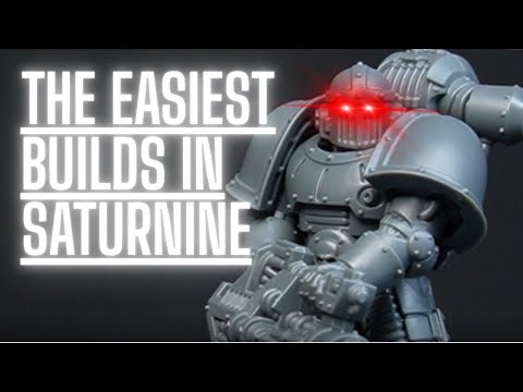 MKII Space Marines Speed Build + Size Comparison | Warhammer 30k/40k Horus Heresy Saturnine