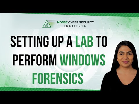 Setting up a lab to practice Windows Forensics