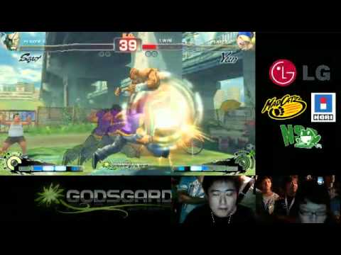 SSF4 AE: Bonchan (Sagat) vs banbaban (Yun) - Godsgarden 4 Pools