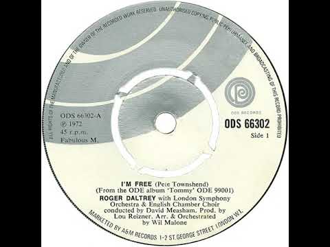 UK New Entry 1973 (150) Roger Daltrey & London Symphony Orchestra & English Chamber Choir - I'm Free
