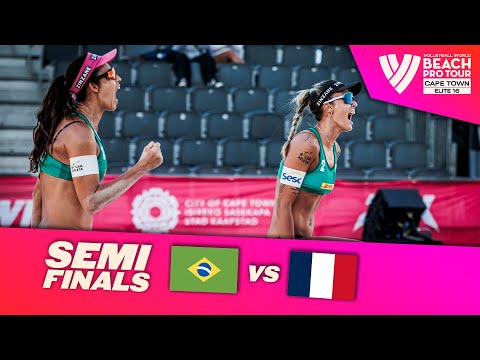 Talita / Thamela vs. Placette / Richard - Semi Final Highlights Cape Town 2022 #BeachProTour