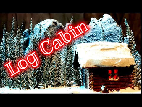 Winter cabin diorama (part 2)