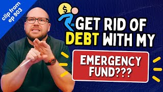Pay off my debts using my $1k emergency savings? + emergency fund basics (clip from ep903)