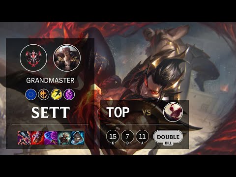 Sett Top vs Lee Sin - EUW Grandmaster Patch 11.15