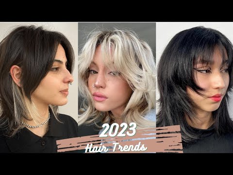 the MOST requested hair trend of 2023 'the wolfcut'
