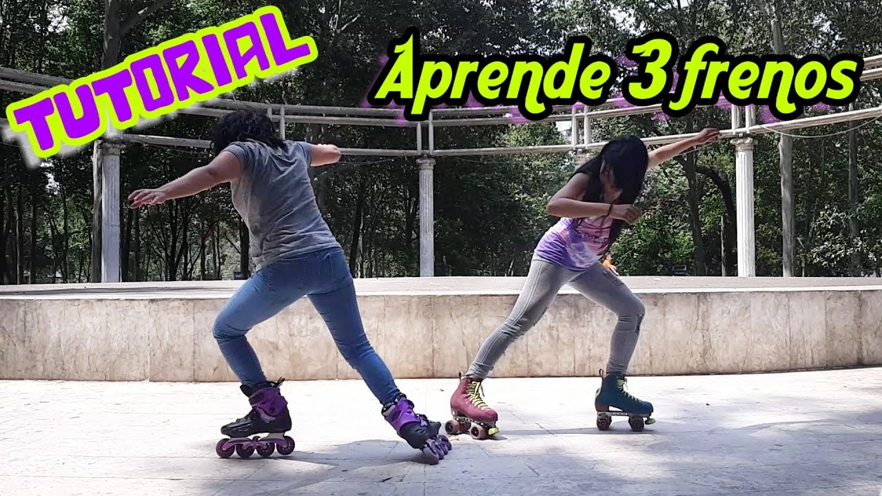 Tutorial: aprende 3 frenos (patines en línea y quads)