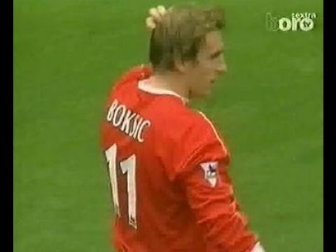 Chelsea v Middlesbrough 2001-02 BOKSIC HASSELBAINK GOAL