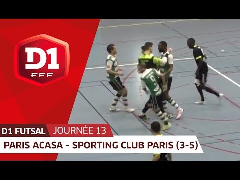 J13 : Paris ACASA - Paris Sporting Club (3-5)