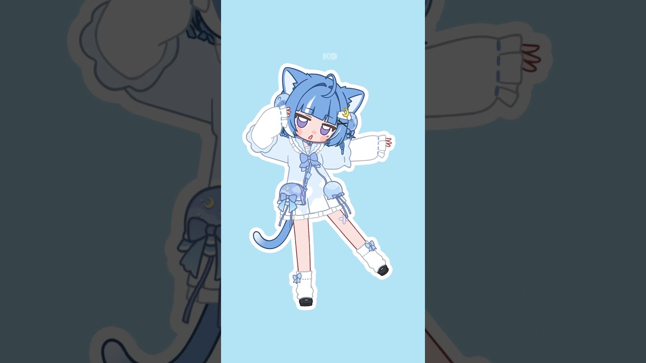 雑魚してみた🐟【海月雲ろあ】#shorts  #雑魚 #animation  #vtuber #cover