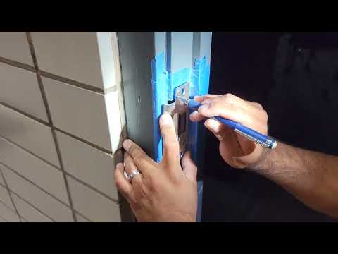 HES 8000c Electric Strike Installation #tools #review #shorts #tiktok