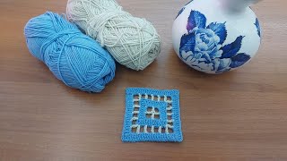 So Brilliant! The Perfect Modern Crochet Motif for Your Winter Project is Here🧵