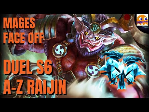 SMITE Season 6 Duel A-Z: RAIJIN | AN AMAZING MAGE FACE OFF! LOTS OF DAMAGE!