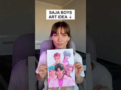 Saja Boys Drawing Idea🥤K-pop Demon Hunters Art #art #drawing #kpopdemonhunters