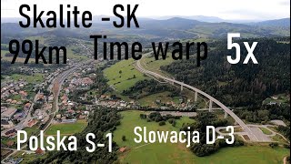 GoPro TimeWarp 99km -Buczkowice ,Kalna,Radziechowy,Węgierska Górka ,Zwardoń,Skalite,Rycerka