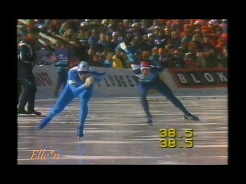 World Championships Allround Innsbruck 1990 - 1500 m Järvinen - Trushin