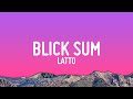 Latto Blick Sum Lyrics