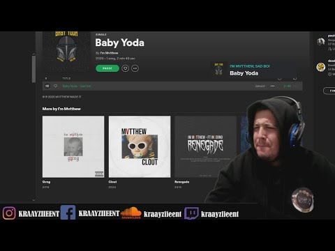 Kraayziie Reacts To Baby Yoda (feat. Sad Boi) · I'm Mvtthew