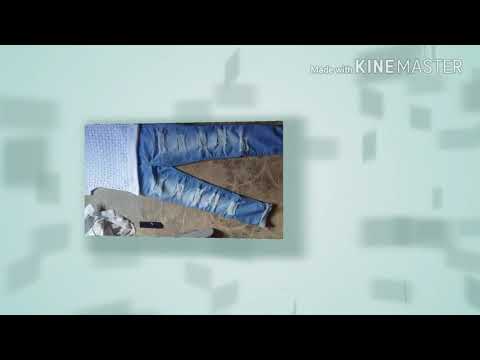 Diy: Calça Jeans Rasgada 💜  (parte 2 resultado)