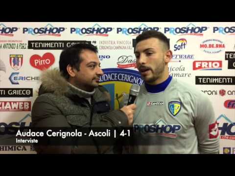 Interviste Audace Cerignola - Ascoli 4-1, lanotiziaweb.it