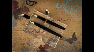 Vintage Montblanc Fountain Pens 121 & 220. #fountainpen #montblanc