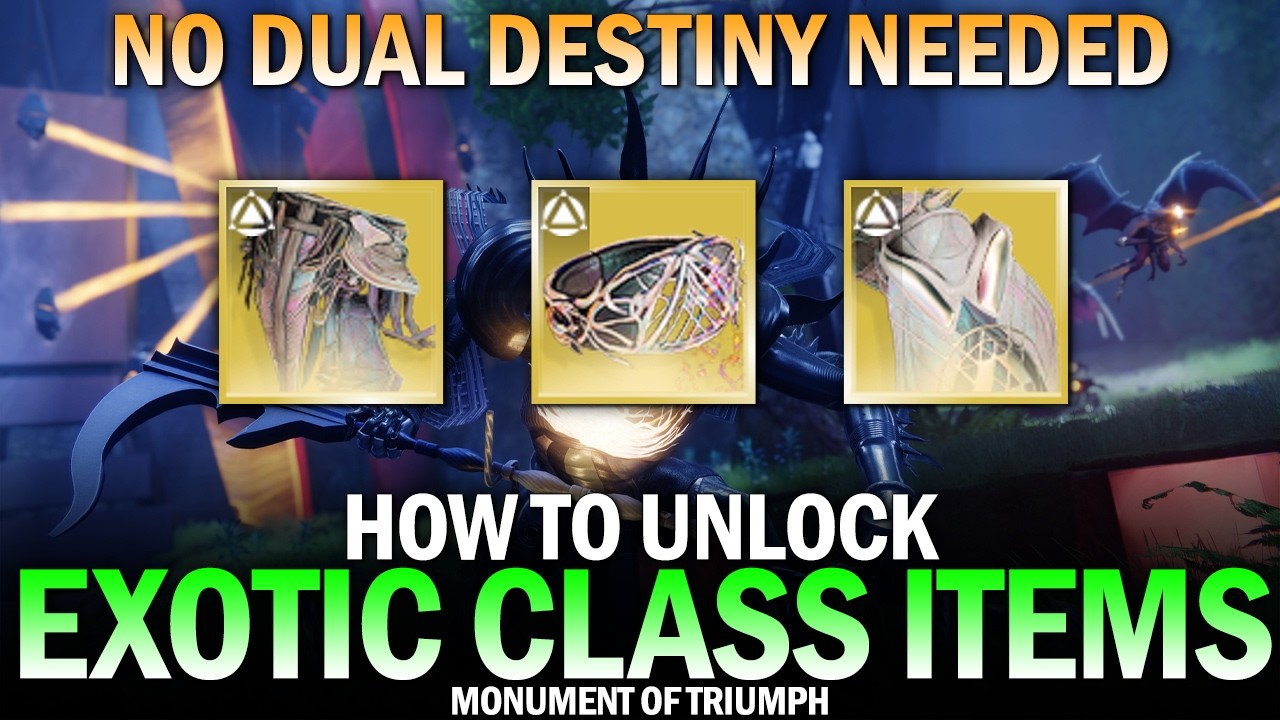 How to Unlock Exotic Class Items in Monument of Triumph (No Dual Destiny Needed) [Destiny 2]