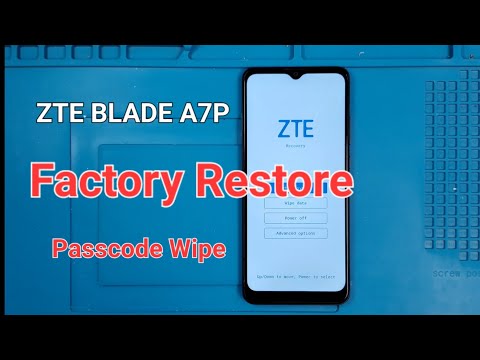 ZTE Blade Passcode Bypass. Factory Restore Tutorial.