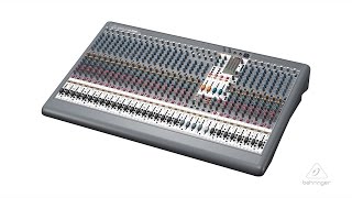 Video thumbnail for XENYX XL3200 32-Input 4-Bus Live Mixer by Behringer