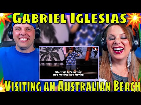 reaction to Visiting an Australian Beach | Gabriel Iglesias | THE WOLF HUNTERZ REACTIONS