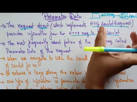Parameter data | Part 1 2 | Web Technology | Lec 38 | Bhanu Priya