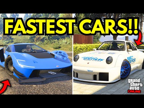 Here Are The TOP 5 FASTEST CARS In GTA 5 Online!