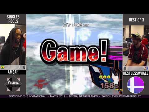 Sector Z 4.5 - Amsah (Sheik) Vs RestlessWhale (Falco) - Pools