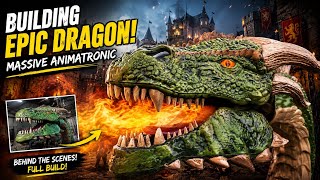 FIRE! 7ft Dragon Wyvern Animatronic Halloween Build!