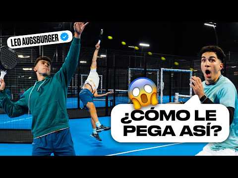 LEO AUGSBURGER TEACHES ME THE SECRET OF HIS SMASH! 🔥🎾