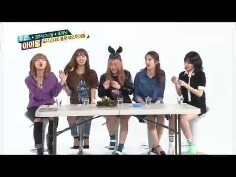 [HD] 140402 Weekly Idol - 4Minute aegyo cut