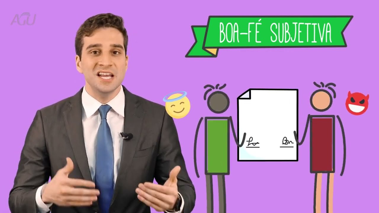 AGU Explica – Boa Fé Objetiva e Subjetiva - Felipe Duque
