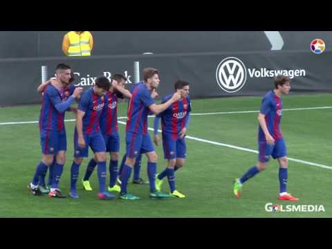Valencia CF Mestalla 0 - 4  FC Barcelona B 2016/17.