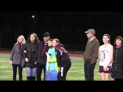 2019 WHS Field Hockey Senior Night vs Lewis Mills