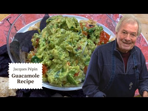 Tasty Guacamole Recipe | Jacques Pépin Cooking at Home | KQED