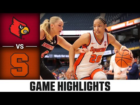 Louisville vs. Syracuse Highlights | 2025-26 ACC Women's Basketball