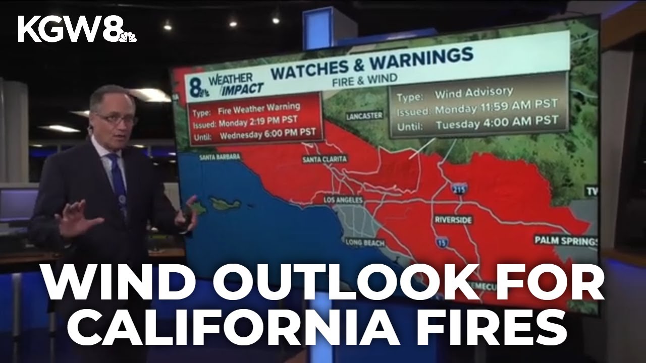 California faces renewed fire threat as gusty Santa Ana winds return
