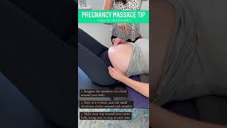 Pregnancy Massage Advice from a Physical Therapist: Technique 1