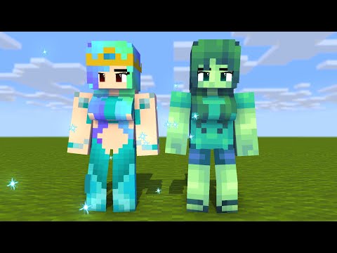 MONSTER SCHOOL :ALAN WALKER PRINCESS MERMAID AND PRINCESS ZOMBIE - MINECRAFT ANIMATION