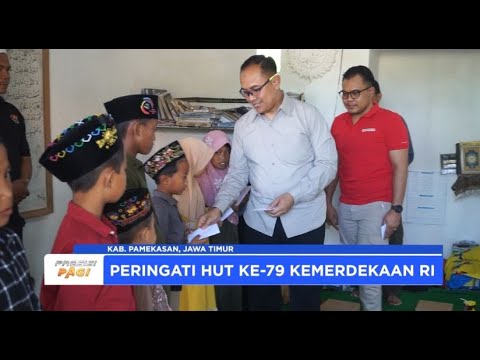 POLRES PAMEKASAN RAYAKAN HUT RI BERSAMA ANAK YATIM