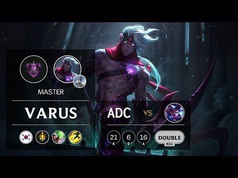 Varus ADC vs Vayne - KR Master Patch 9.8
