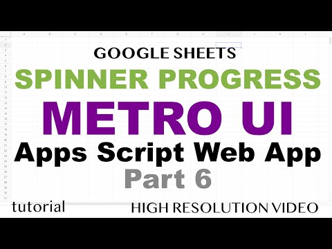 Google Sheets Sidebar App HTML JavaScript Web App to Delete Multiple Worksheets Part 1
